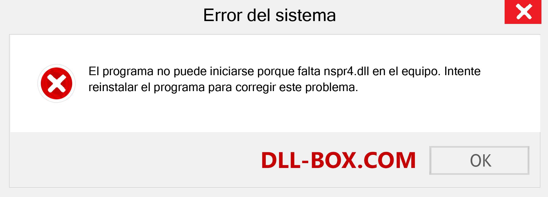¿Falta el archivo nspr4.dll ?. Descargar para Windows 7, 8, 10 - Corregir nspr4 dll Missing Error en Windows, fotos, imágenes